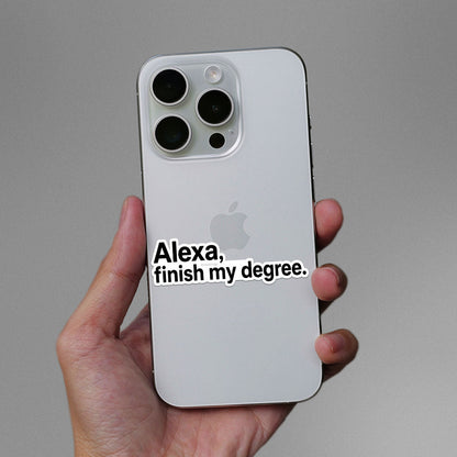 AI Finish My Degree Sticker
