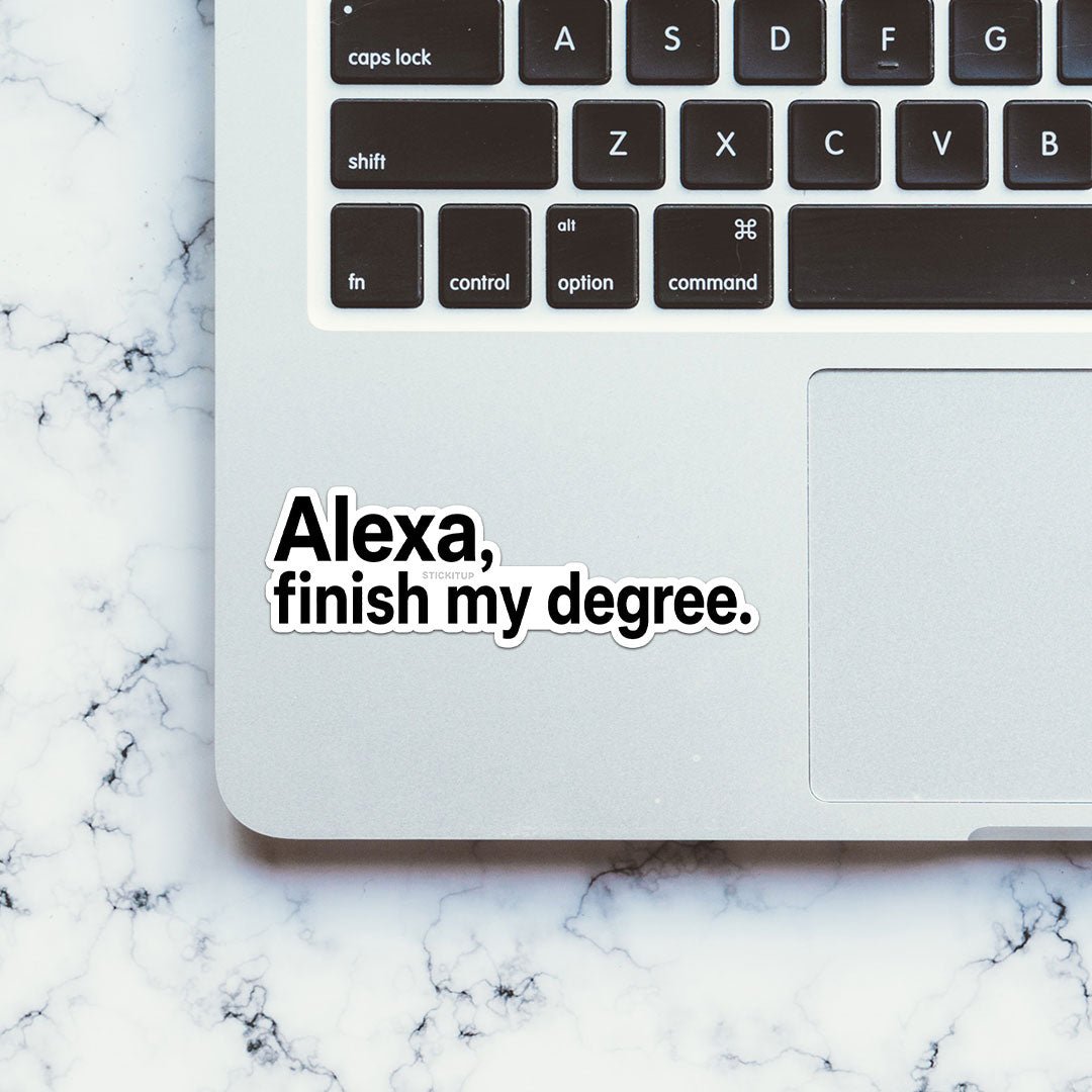 AI Finish My Degree Sticker