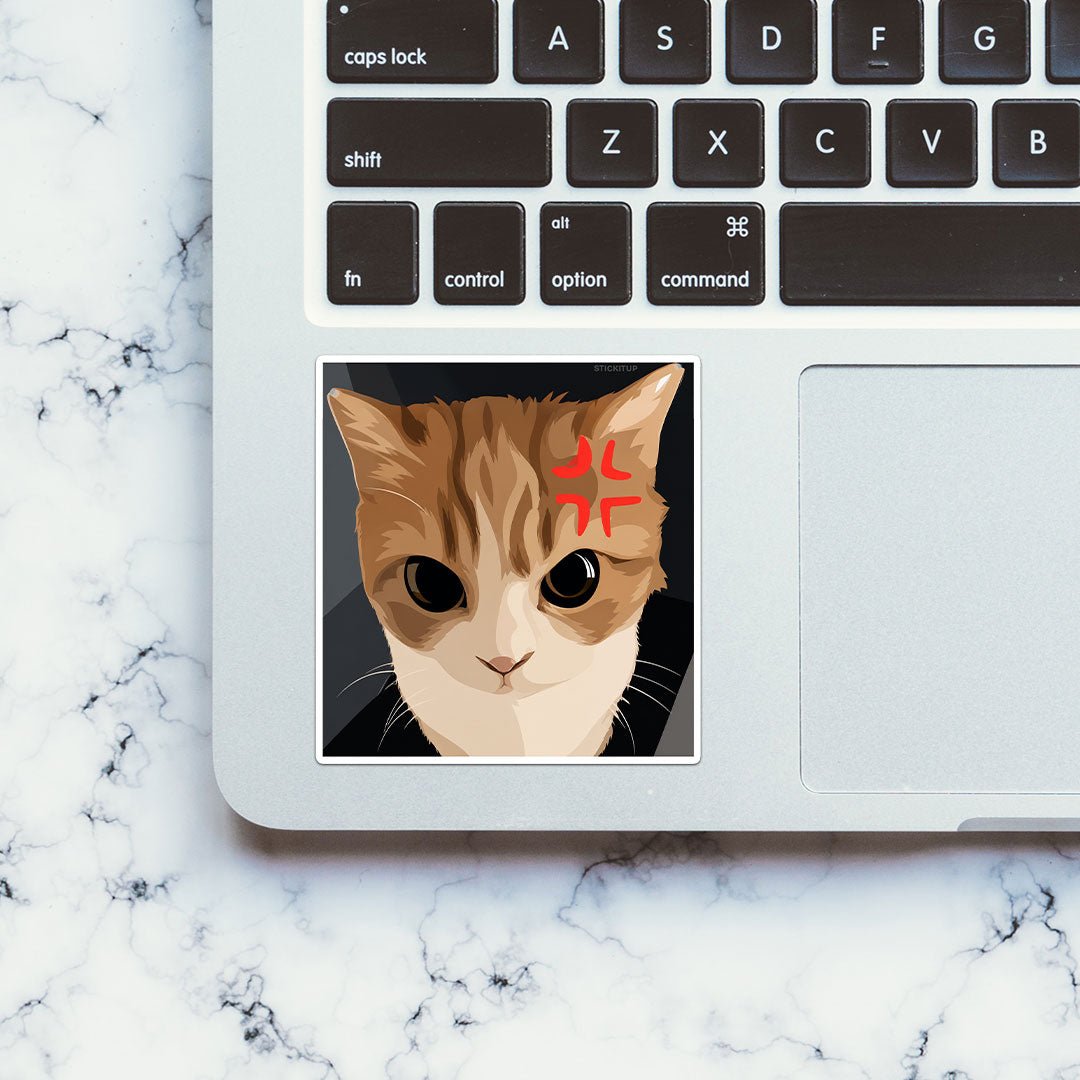 Angry Cat Meme Sticker