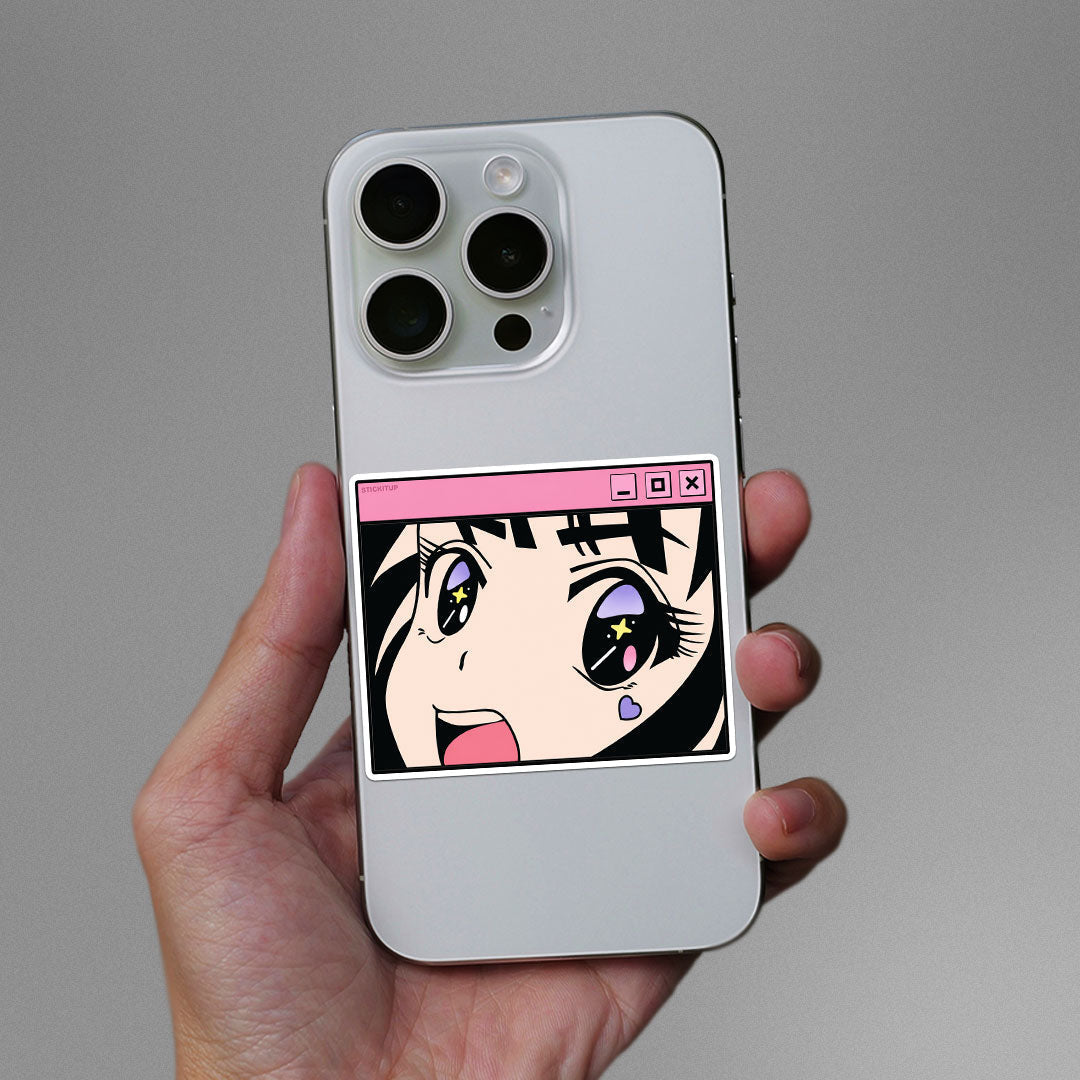 Anime Girl Window Sticker