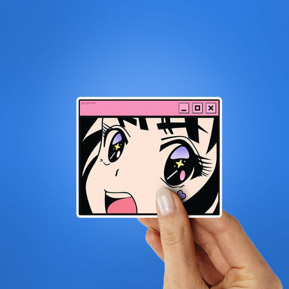 Anime Girl Window Sticker