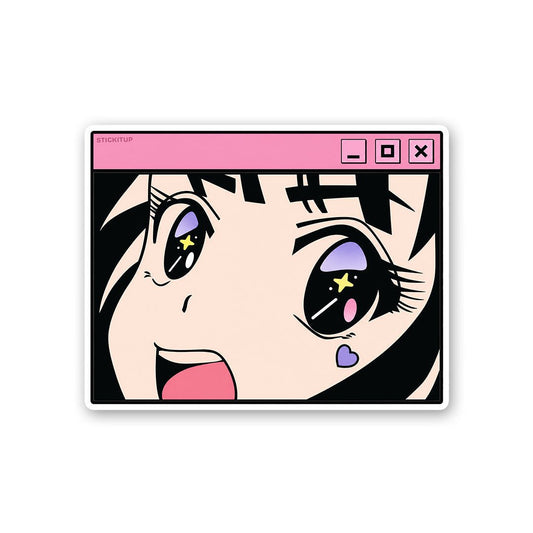 Anime Girl Window Sticker