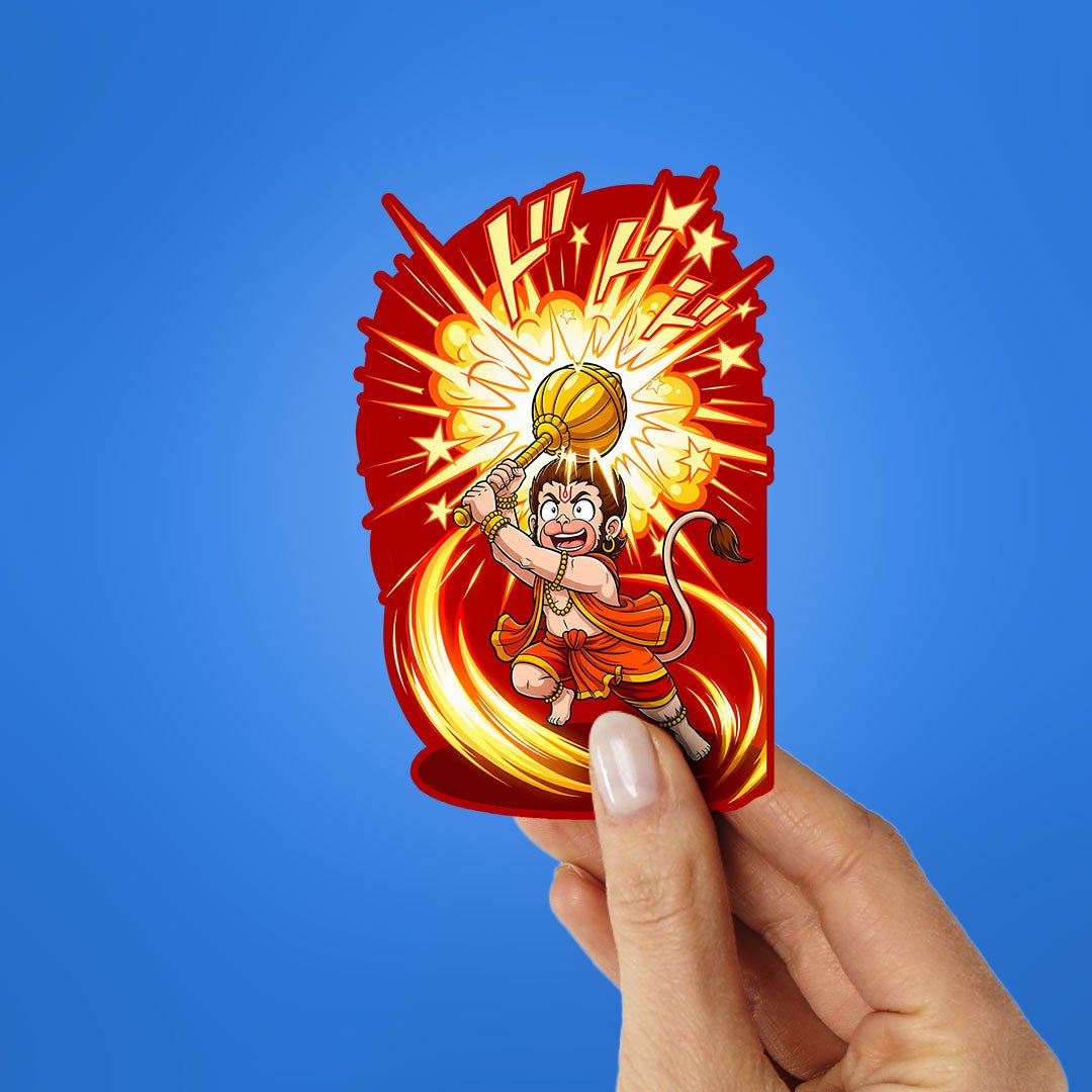 Ball Hanuman Art Sticker
