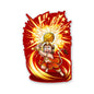 Ball Hanuman Art Sticker