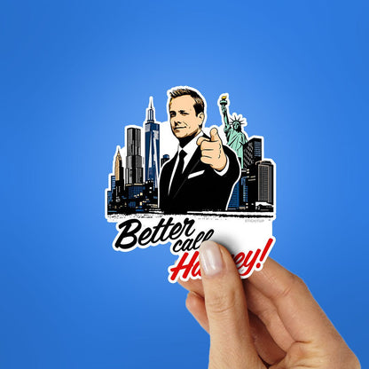 Better Call Harvey Sticker