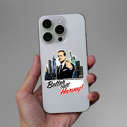 Better Call Harvey Sticker