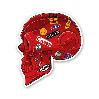 Canon Skull Art Sticker
