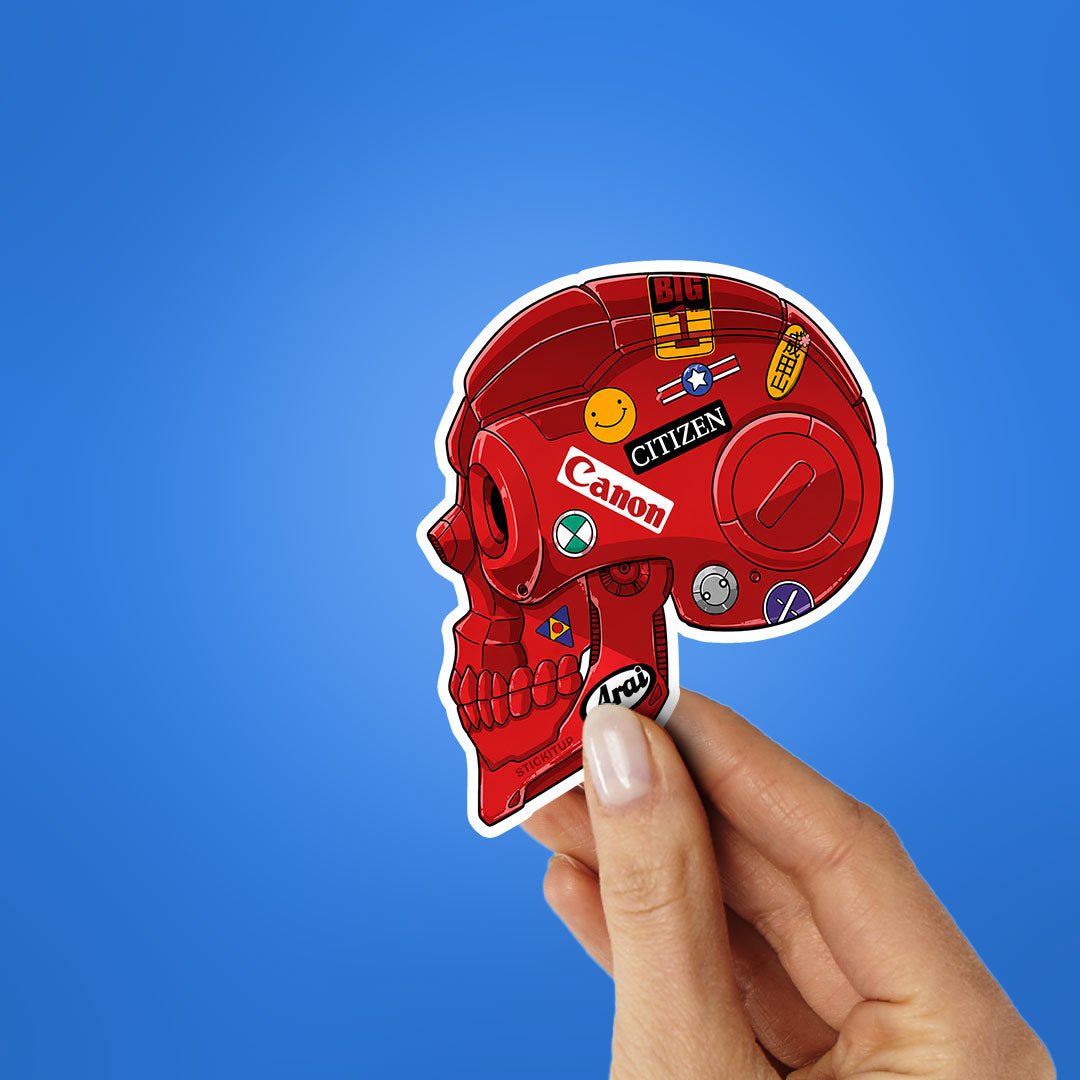 Canon Skull Art Sticker