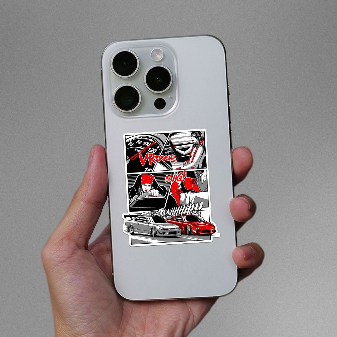 Car Vrooom Sticker
