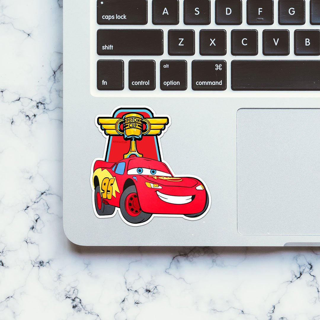 Champion Piston Trophy Sticker