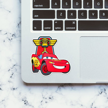 Champion Piston Trophy Sticker