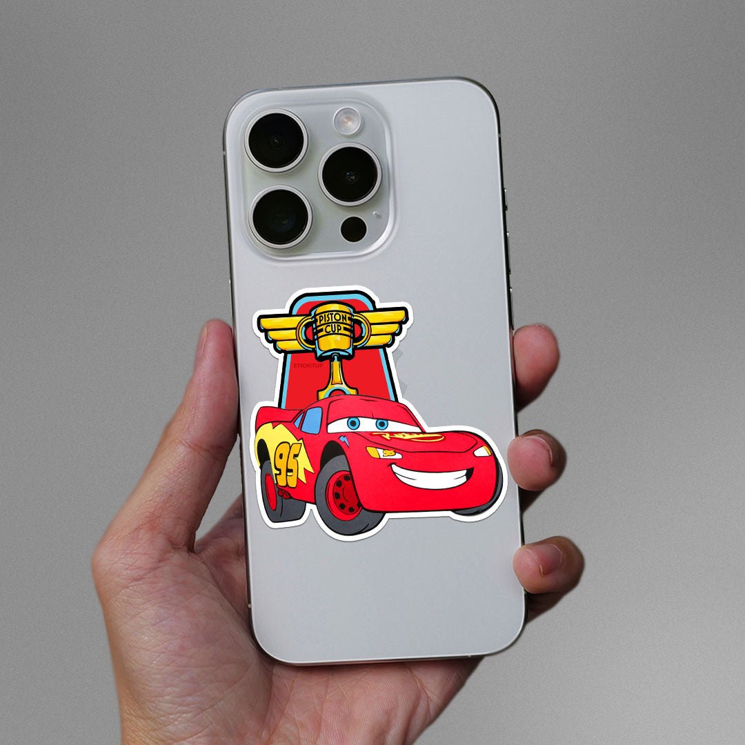 Champion Piston Trophy Sticker