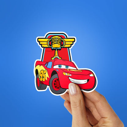 Champion Piston Trophy Sticker
