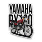 Classic Retro Motorcycle Glitter Sticker