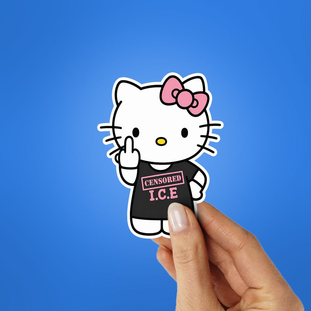 Cute Cat Censored Sticker