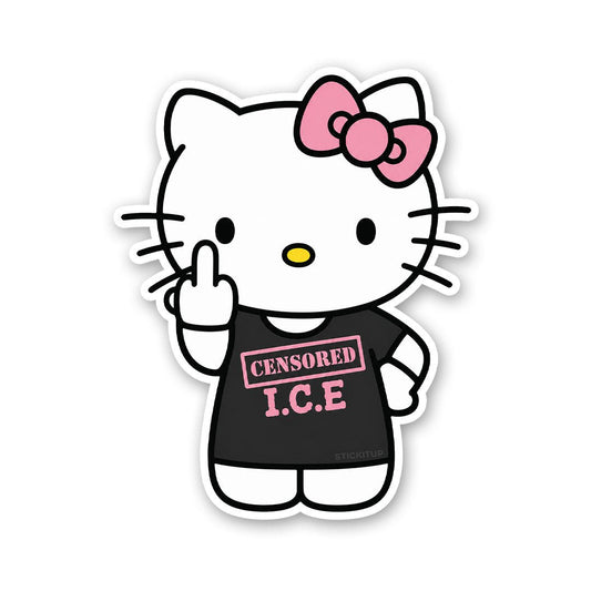 Cute Cat Censored Sticker