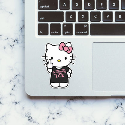 Cute Cat Censored Sticker