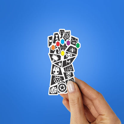 Dark Figure Art Sticker
