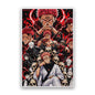 Dark Manga Skull Squad Glitter Sticker