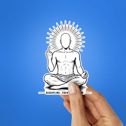 Discipline Focus Freedom Sticker