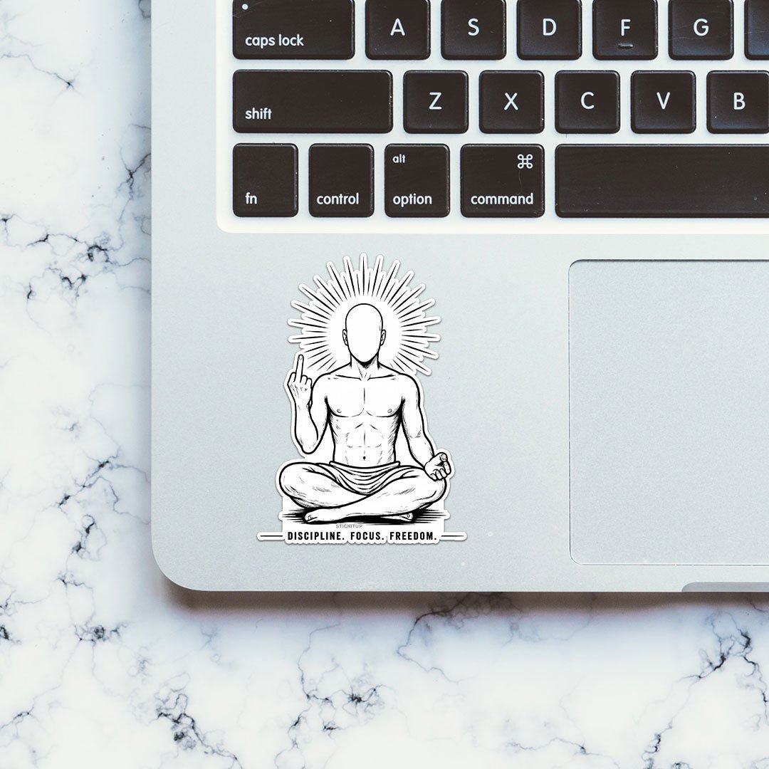 Discipline Focus Freedom Sticker