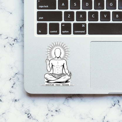 Discipline Focus Freedom Sticker