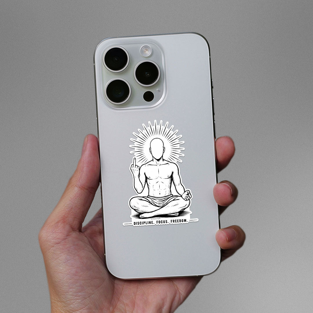 Discipline Focus Freedom Sticker
