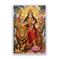 Durga Maa With Lion Glitter Sticker