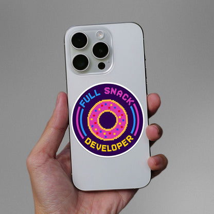 Full Snack Developer Sticker
