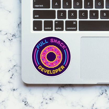 Full Snack Developer Sticker