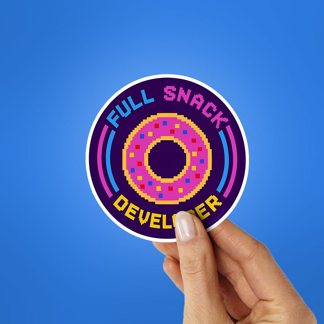 Full Snack Developer Sticker