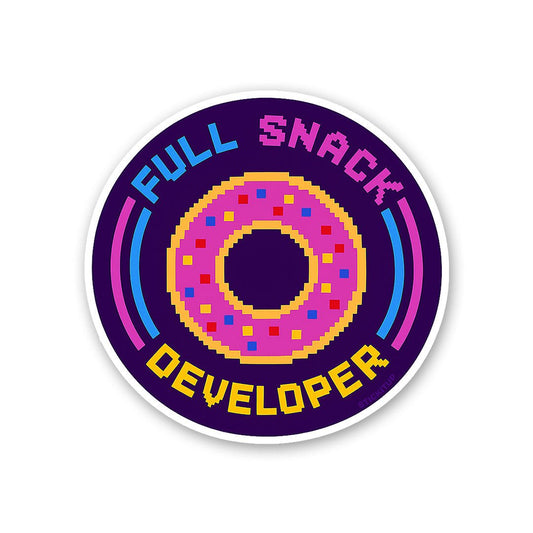 Full Snack Developer Sticker