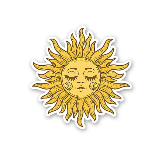 Golden Sun Sticker