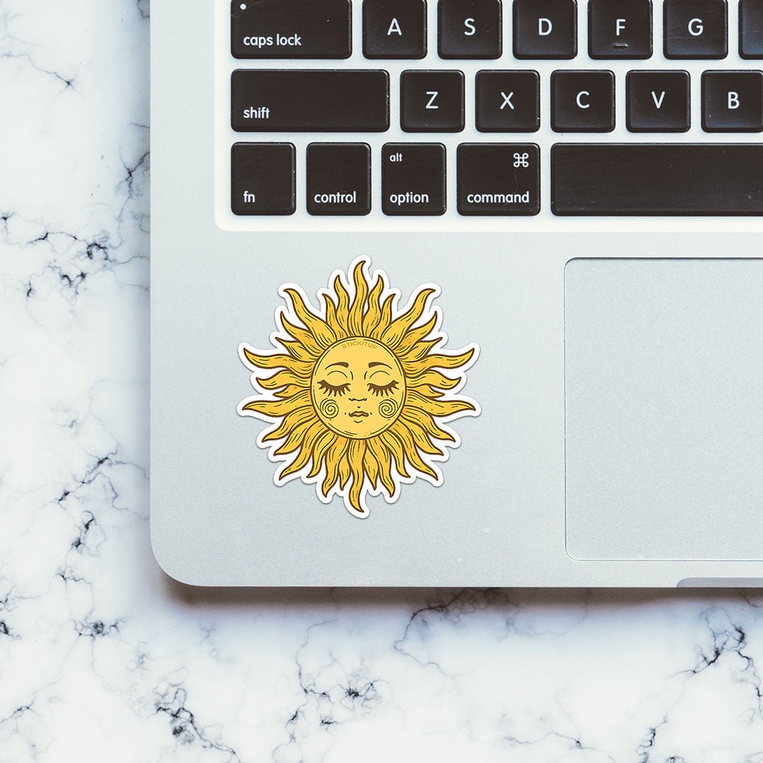 Golden Sun Sticker