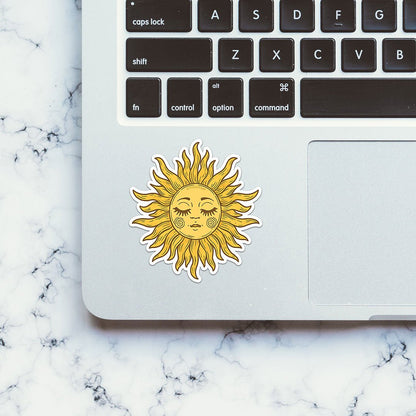 Golden Sun Sticker