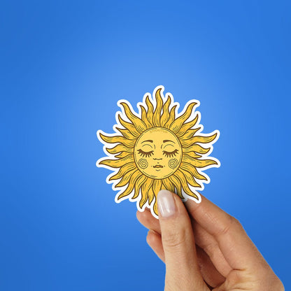 Golden Sun Sticker
