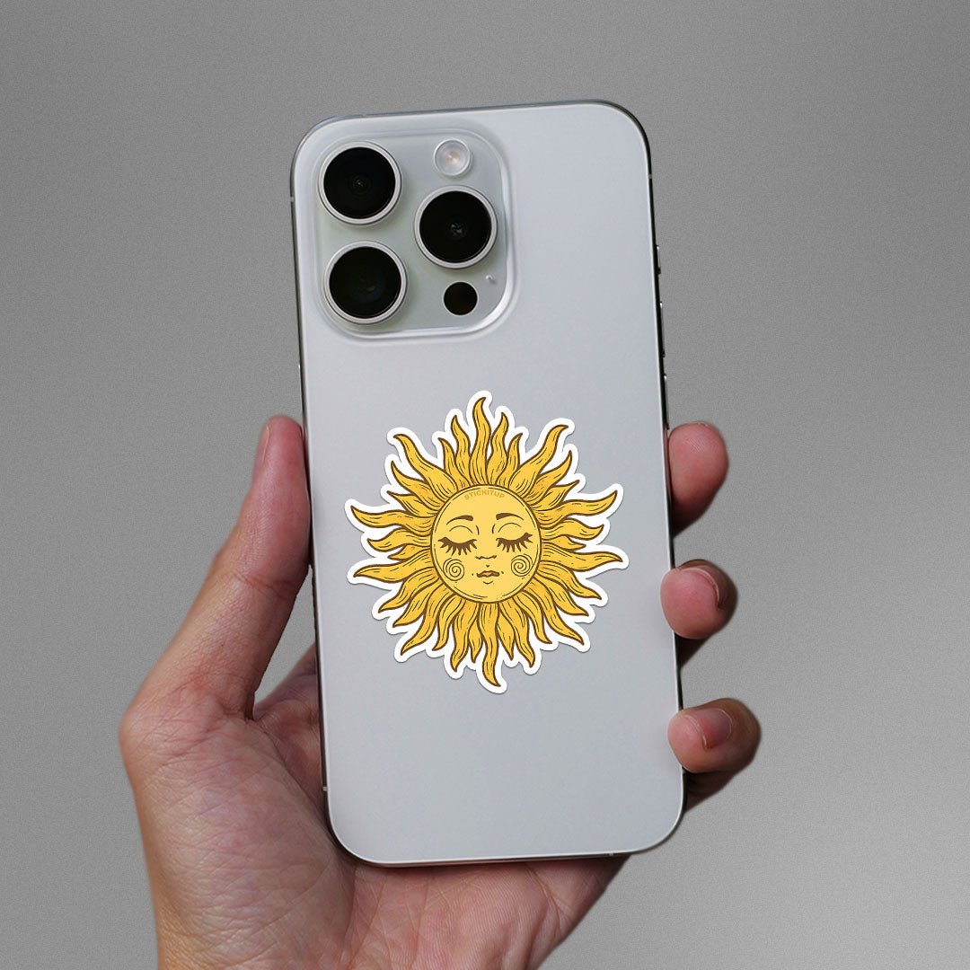 Golden Sun Sticker