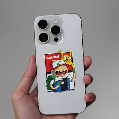 Gotcha Glitter Sticker