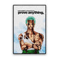 Green Haired Swordsman Glitter Sticker