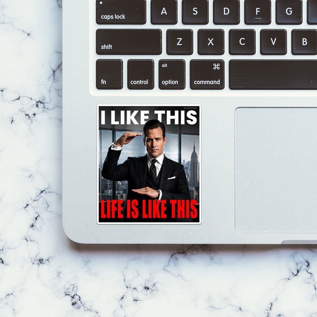 I Like This Life Is Like This 2 Sticker