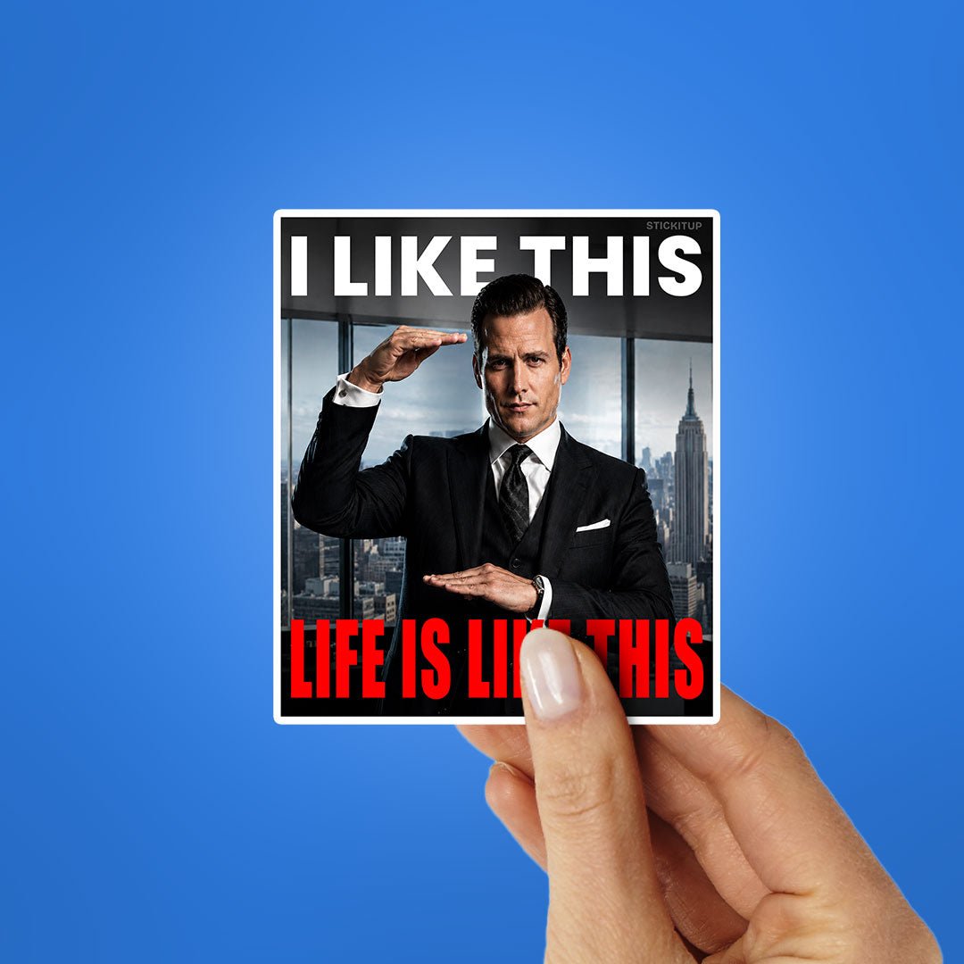 I Like This Life Is Like This 2 Sticker
