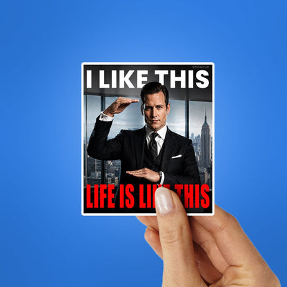 I Like This Life Is Like This 2 Sticker