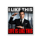 I Like This Life Is Like This 2 Sticker