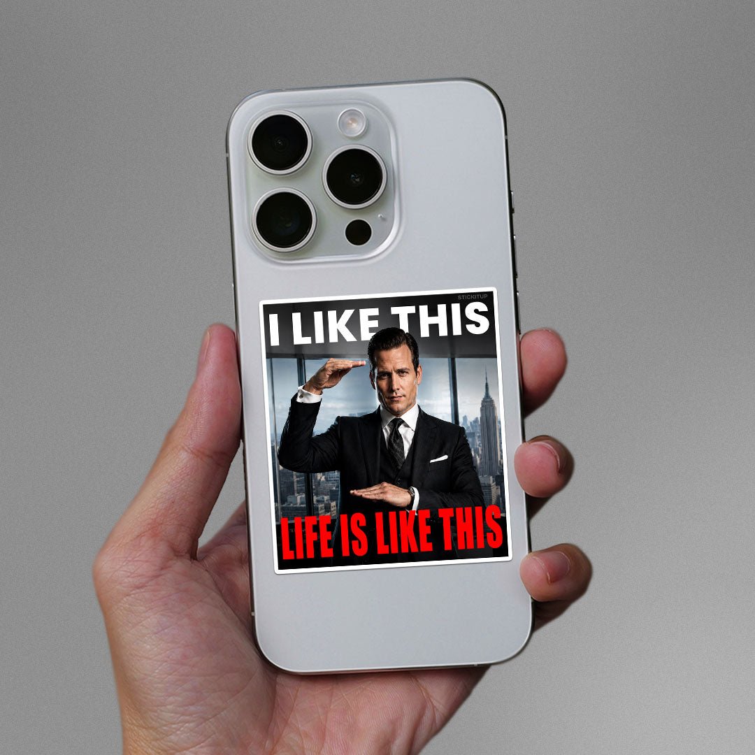 I Like This Life Is Like This 2 Sticker