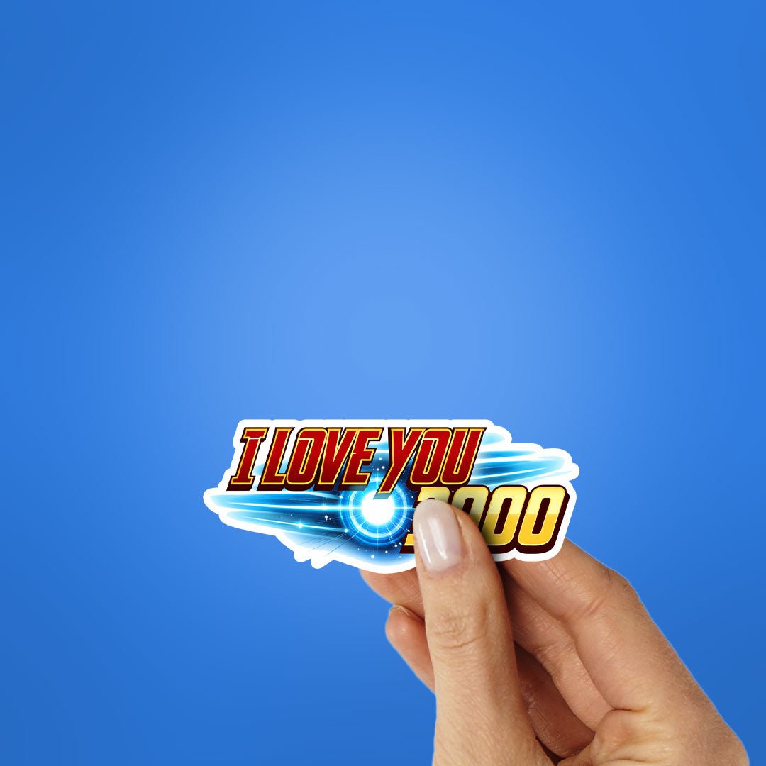 I Love You 3000 Sticker