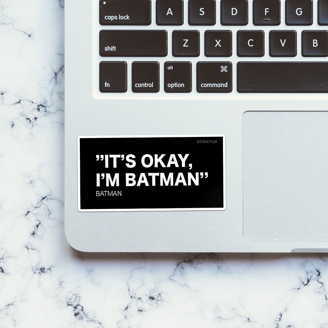 It's Okay I'm The Hero Sticker