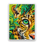 Jungle Leopard Eyes Glitter Sticker