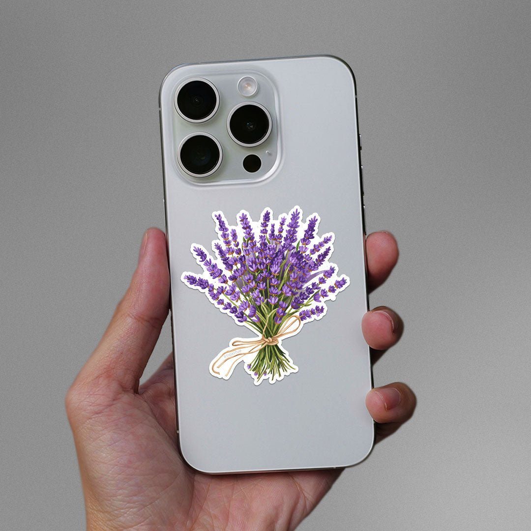 Lavender Flowers Sticker
