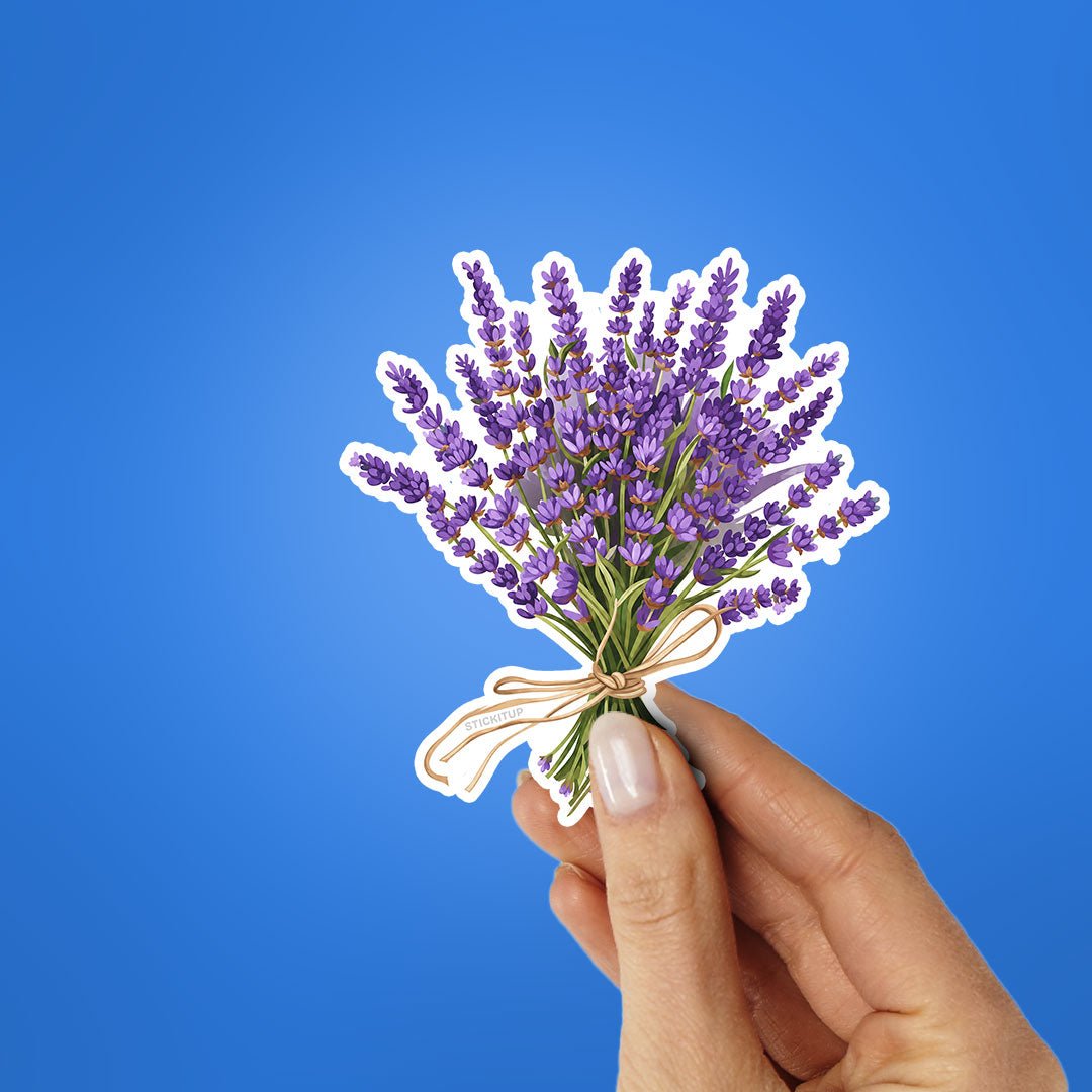Lavender Flowers Sticker