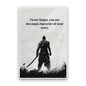 Main Character Samurai Glitter Sticker